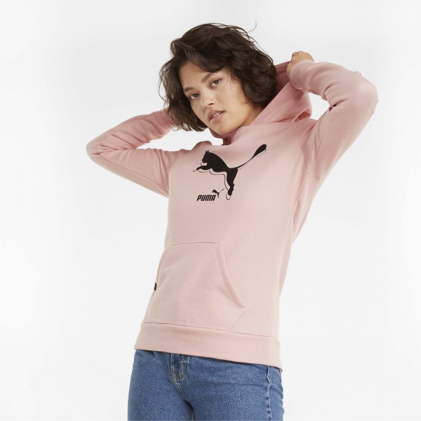 Джемпер Puma PUMA POWER Logo Hoodie 58954136 р. M рожевий