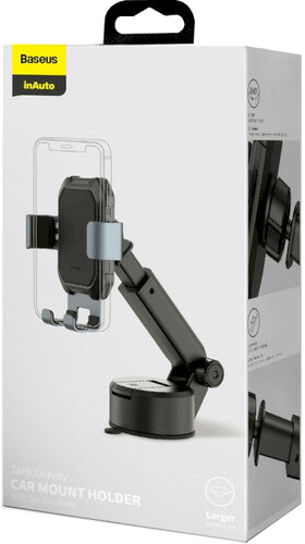 Держатель для телефона Тank gravity car mount holder Tarnish Black BASEUS SUYL-TK01 черный