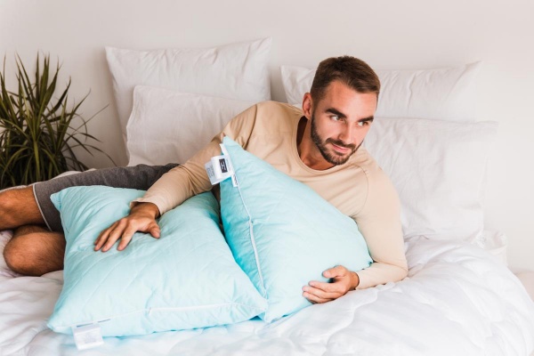 Подушка бавовняна 1291 Valentino висока 50х70 см (2200001538047) MirSon