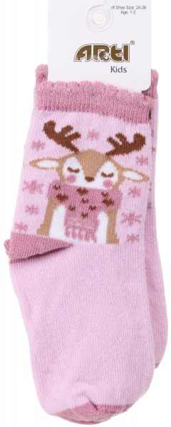 Носки для девочек ARTI 200060 р.1-2 светло-розовый 