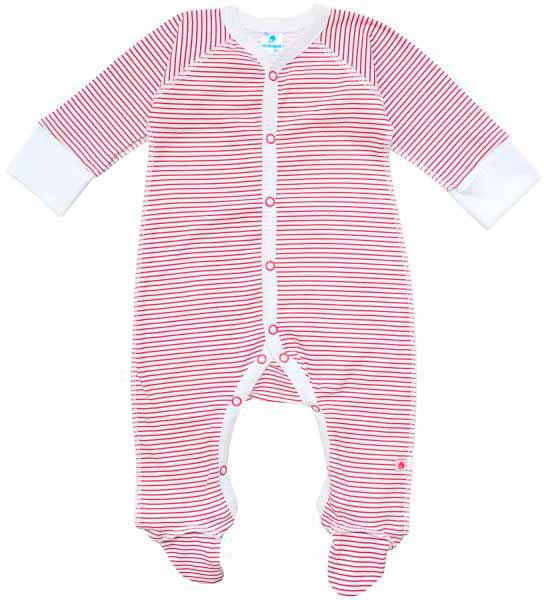 Комбинезон Minikin красная полоска р.56 белый с красным 198050374 