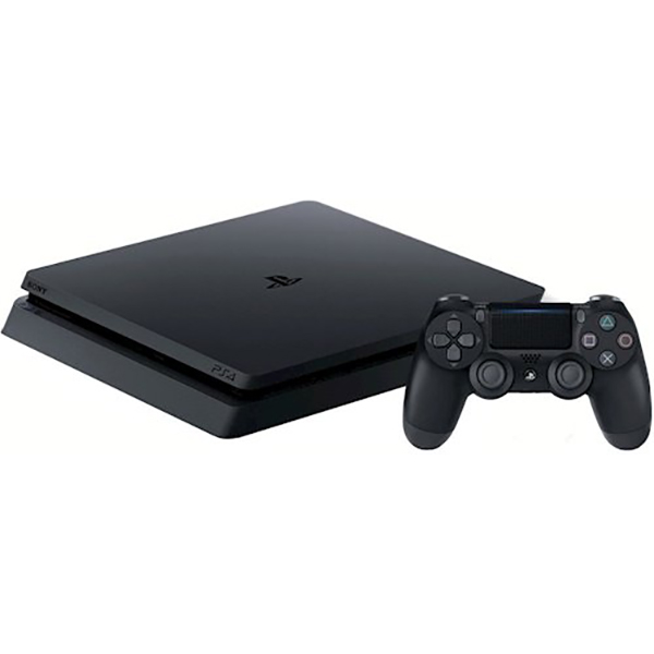 Игровая приставка Sony Playstation 4 Slim 1TB Black + (Gran Turismo Sport, God of War, Horizon Zero Dawn)