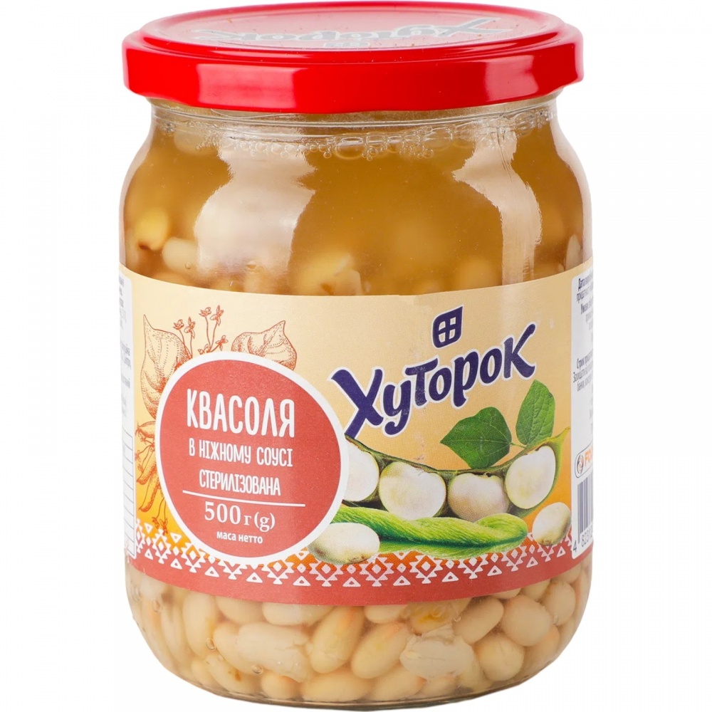 Фасоль белая в нежном соусе 500 г