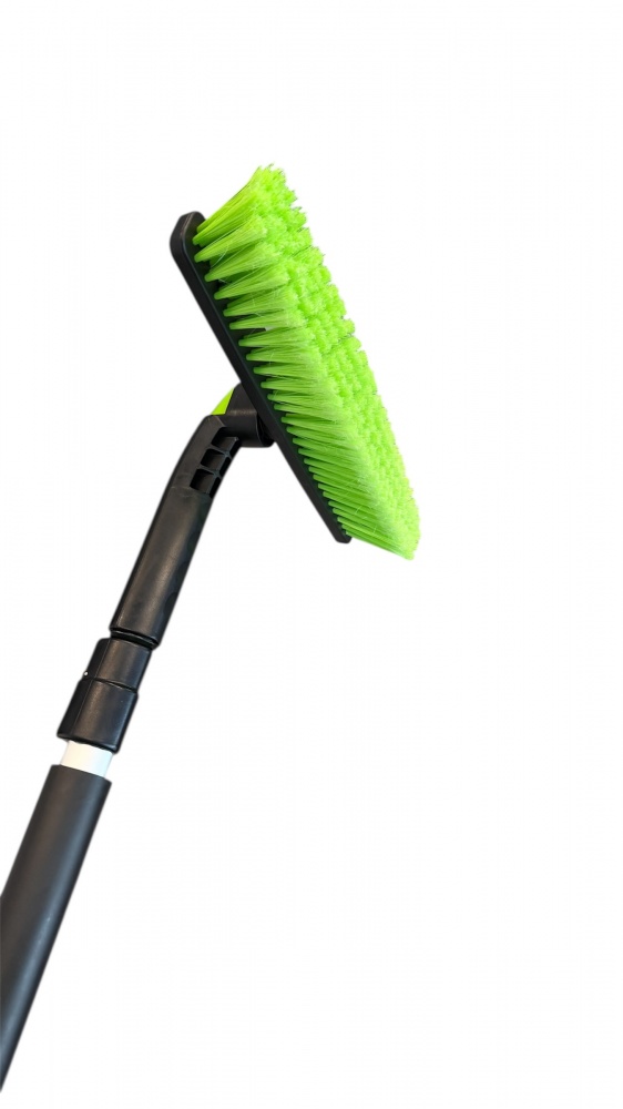 Телескопическая щетка TIMEAUTO 90-128 см с поворотной головкой и скребком