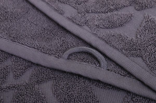 Полотенце Leaf 50x90 см антрацит ABC 