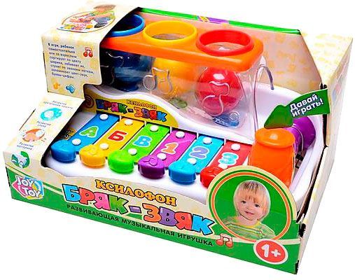  Ксилофон JT 9199 с шариками и молоточком