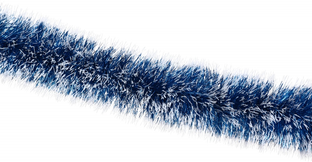 Дождик новогодний элит 10 3 м синий с белым