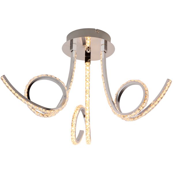 Люстра світлодіодна Blitz 9984-43 27 Вт хром