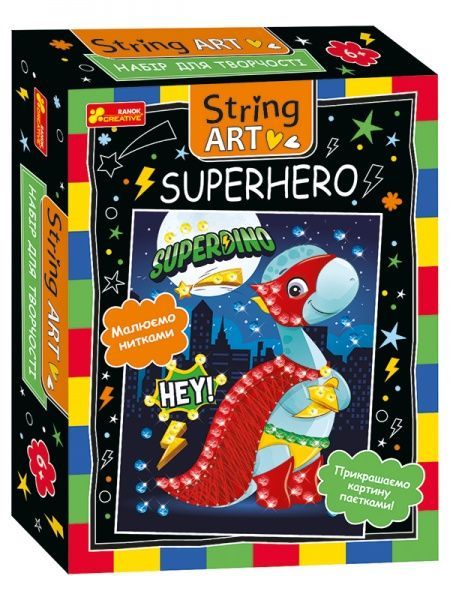 Набір для дитячої творчості Ranok Creative String ART Superhero 447165