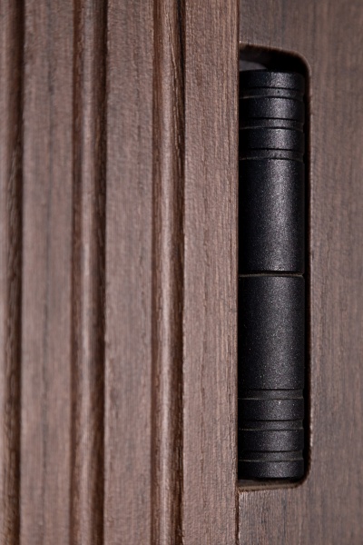 Двері вхідні Revolut Doors В-617 мод. 234-237 дуб тютюн / дуб немо срібний 2050x850 мм ліві