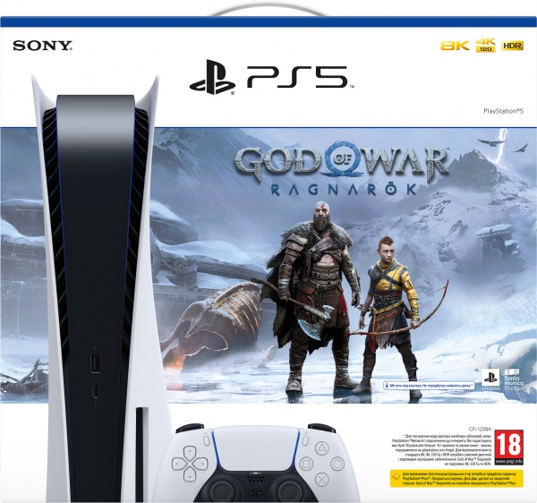 Игровая консоль Sony PS5 PlayStation 5 + God of War Ragnarok