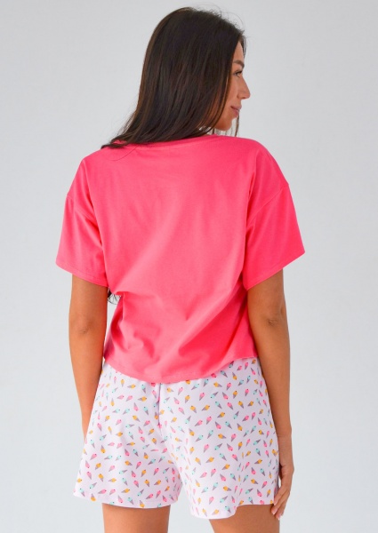 Пижама женская Roksana Sweet Baby №1132/16096 р. 44 малиновый