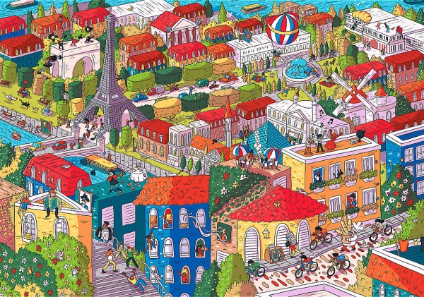 Пазлы Trefl UFT EYE SPY Париж. Франция 1000 элементов 10712