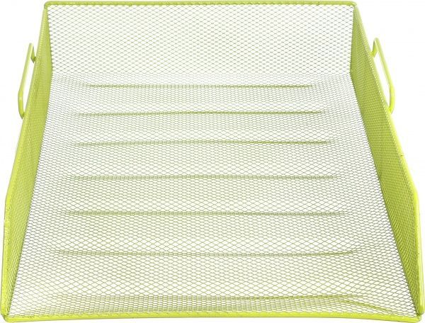 Лоток для бумаг 26.5х33.5х7.8 см салатовый