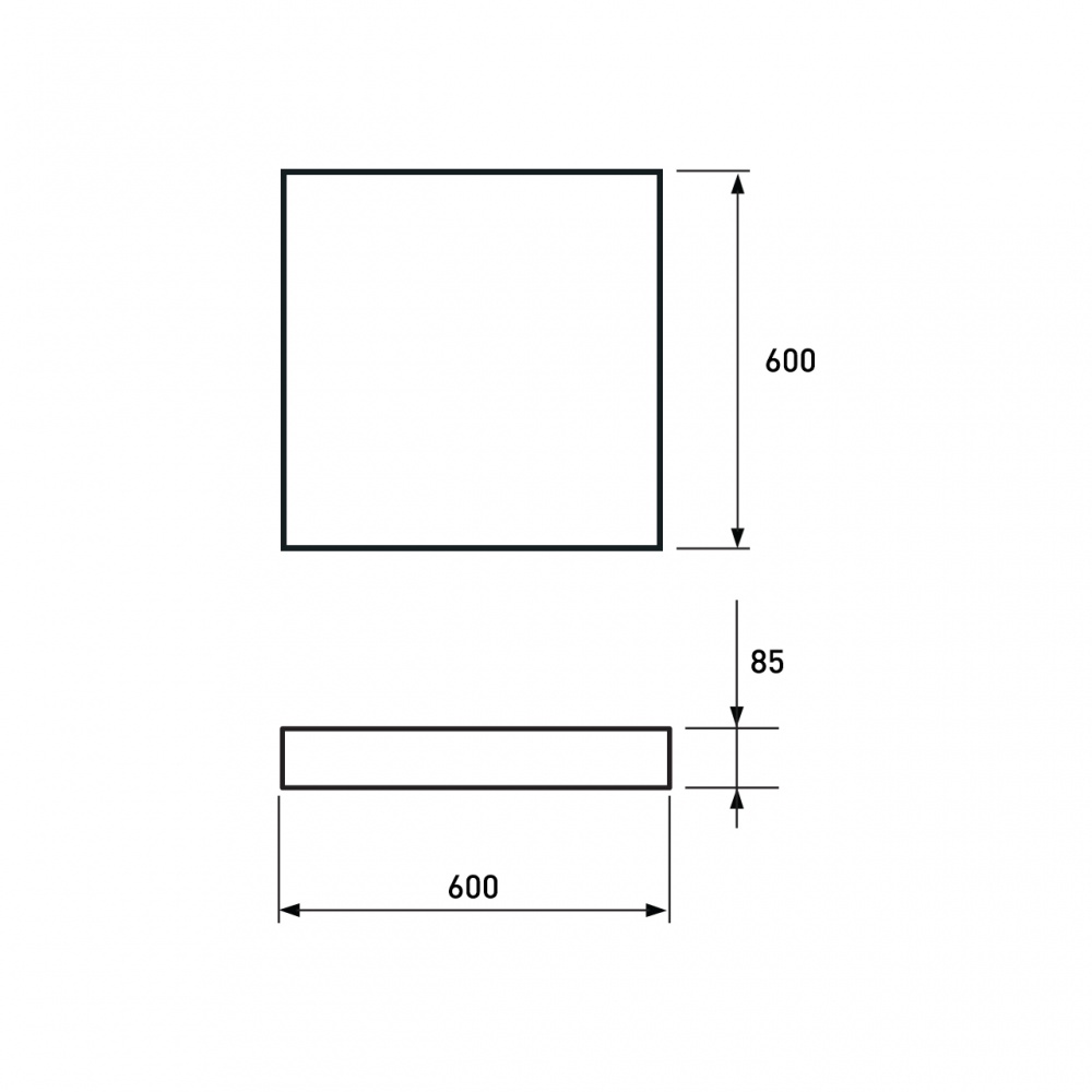 Світильник стельовий Eurolamp Smart Light 100 Вт білий LED-SLS-100W-T39