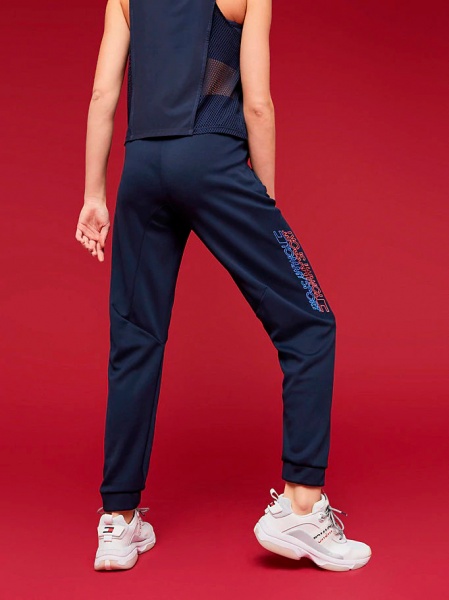 Брюки Tommy Hilfiger DOUBLE KNIT PANT S10S100371406 р. S темно-синий