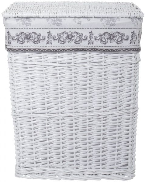Кошик плетений з текстилем 45x34x56 см HQ13-53AB-1 