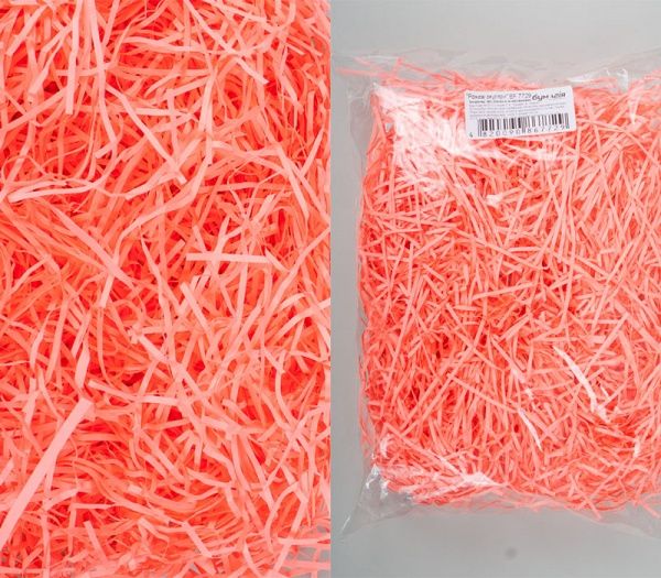 Наполнитель бумажный Бумагия Экофиллер 50 г розовый 