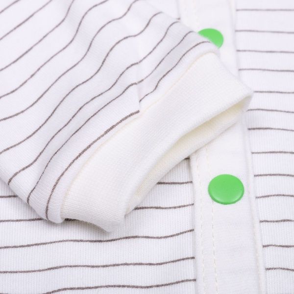 Боди детское унисекс Baby Veres Funy sparrows strip р.68 молочный 