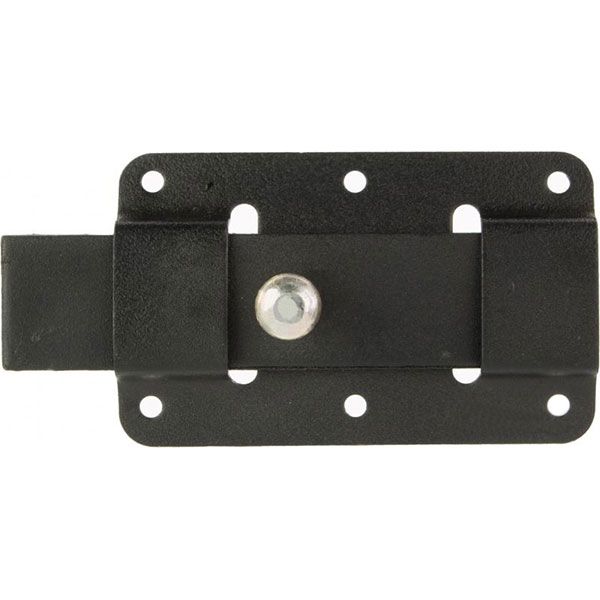 Засувка накладна полімерна Харків РМ163 чорний 65 мм