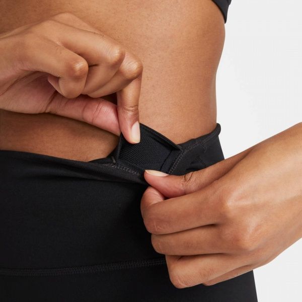 Лосины Nike W NK ONE DF MR TGT PLUS DD0345-010 р.3X черный