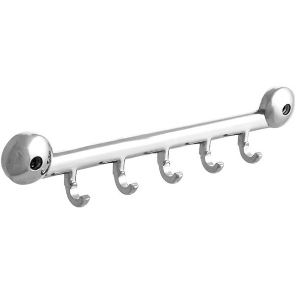 Вешалка гардеробная Bruno 5 крючков хром