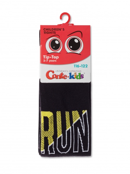 Колготки унісекс Conte-Kids TIP-TOP 559р.128-134 чорний 