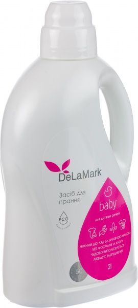 Гель для машинной и ручной стирки DeLaMark Baby 2 л