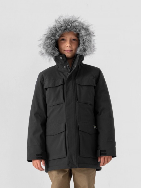 Куртка-парка 4F J4Z21-JKUM200-20S р.158 чорний