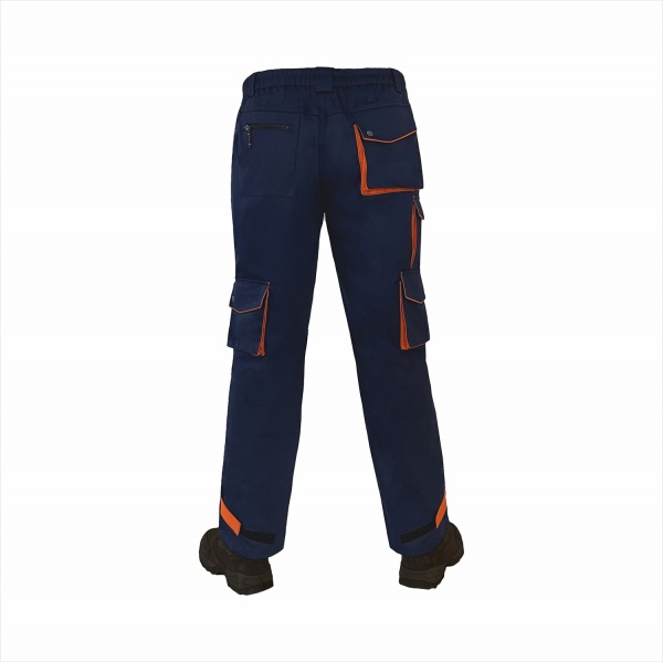 Брюки рабочие Trident Декстер р. L 48-50 рост 3-4 TRIDENT темно-синий с оранжевым
