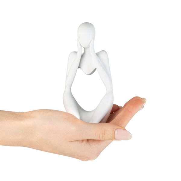 Фігурка декоративна Мислитель DH-ST-16-2 White