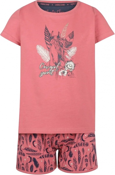 Комплект для девочек Charlie Choe р.134–140 румяно-розовый T47018-41 