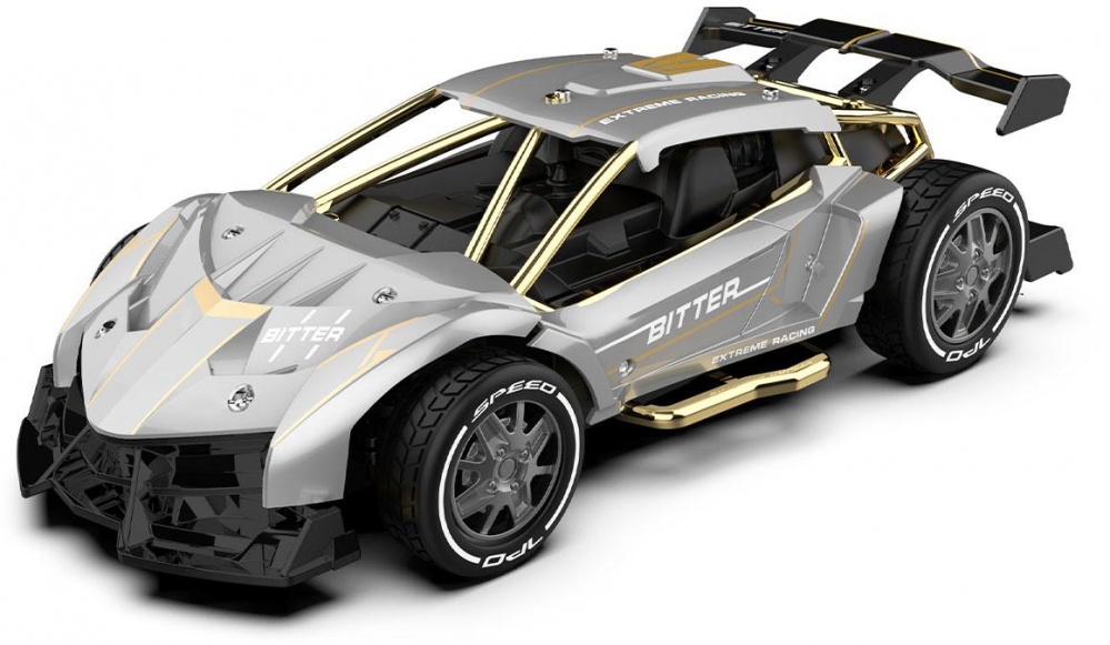 Автомобиль на радиоуправлении KS Drive Extreme Racing серебристый 1:24 SL-8212ARHS