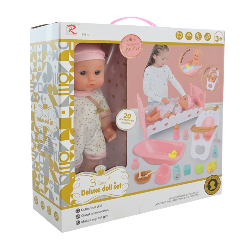 Ігровий набір Shantou Пупс в одязі з аксесуарами 85813