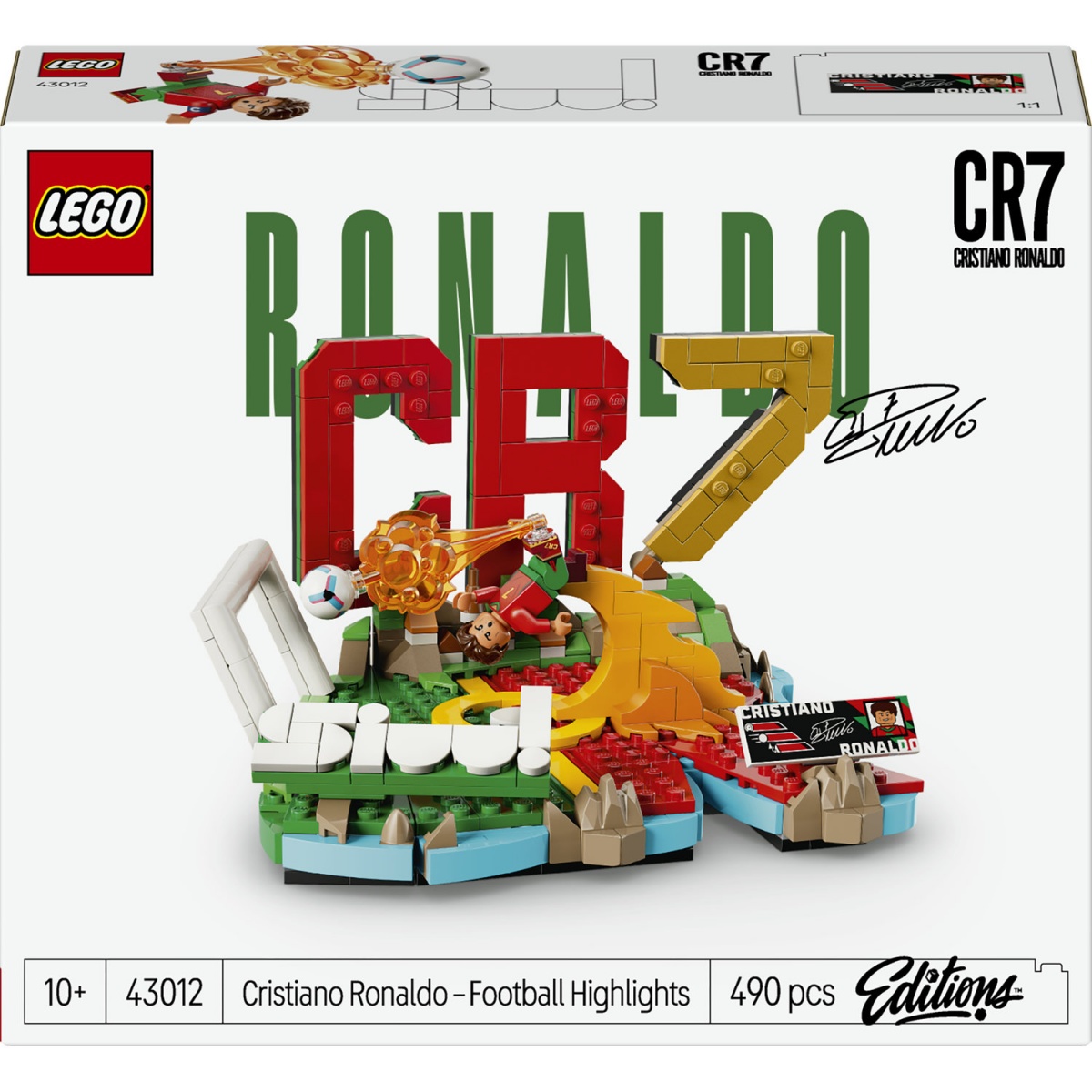 Конструктор LEGO Editions Football Криштиану Роналду – лучшие моменты футбольных матчей 43012 — фото 1