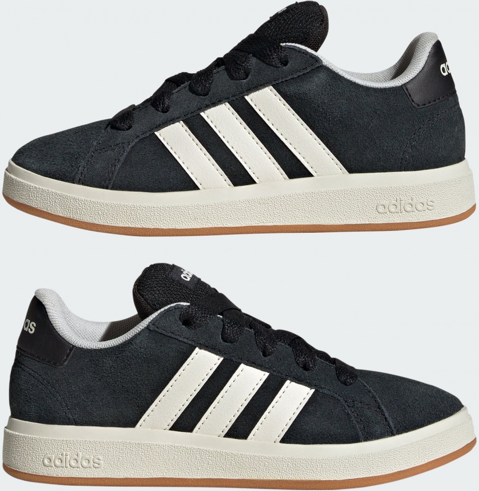 Кросівки дитячі Adidas GRAND COURT 00s K CBLACK/OWHITE/GUM10 JH6178 р.32 чорні
