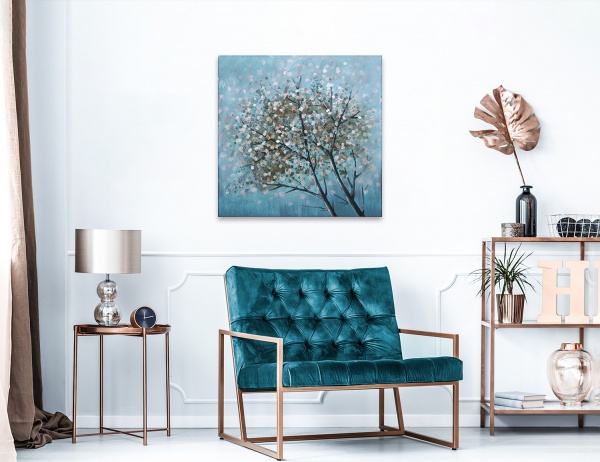 Картина 3D Два дерева 80x80 см 