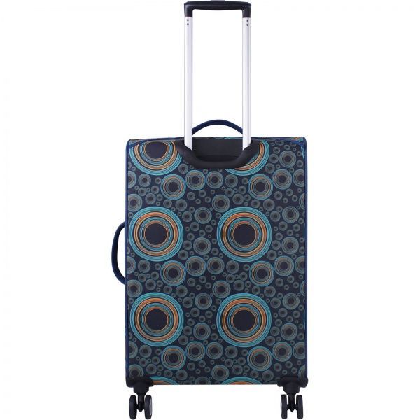 Валіза Bagland 70 л синій Леон сублiмацiя 654 (0037966244) 