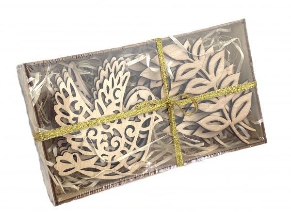 Набор из фанеры для декорирования Птички с веточками Аплі-Краплі 