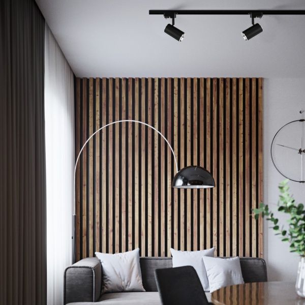 Трековий прожектор LightMaster MLT101-TR MR16 35 Вт чорний 997967