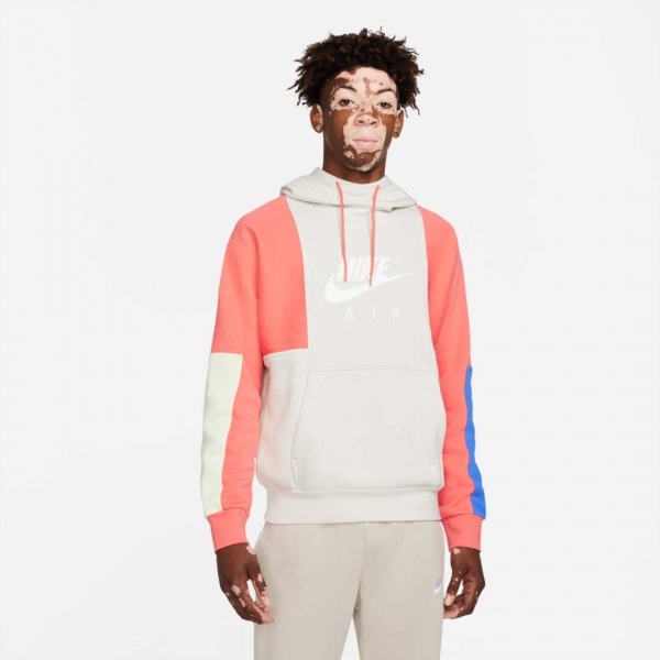 Джемпер Nike M NSW AIR PO BB HOODIE DD6383-072 р. L різнокольоровий