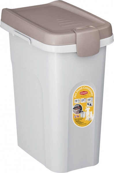 Контейнер Stefanplast 15 л 6 кг 33х22х41 см светло-бежевый/белый