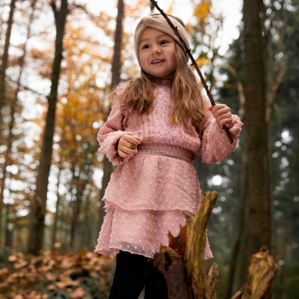 Платье Koko Noko с воланами U44910-37 р.110 розовый U44910-37 