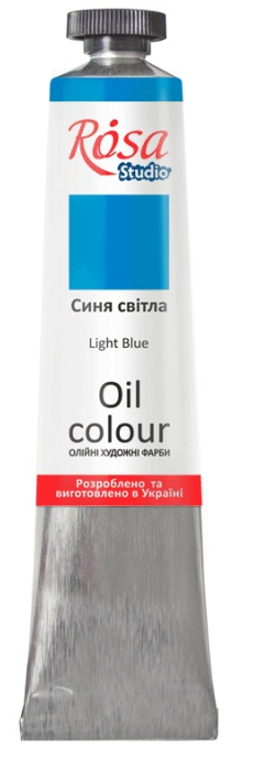 Фарба олійна Синя світла 45 мл Rosa Studio