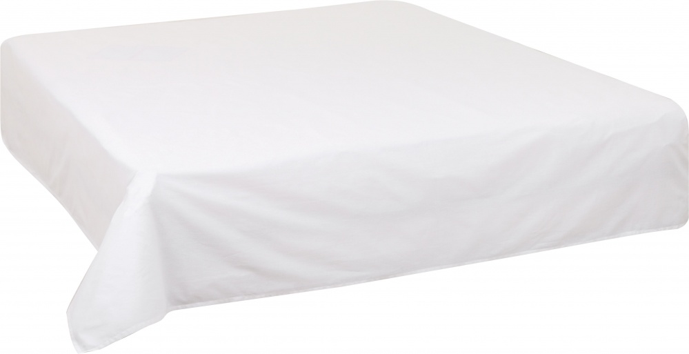 Простынь 180x220 см белый La Nuit