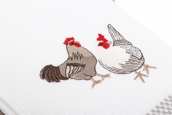 Набір рушників Roosters 2 шт 50x72 см La Nuit різнокольоровий 