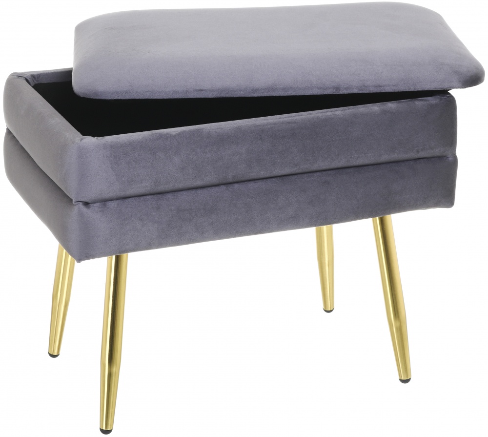 Пуф-банкетка KD Mini 420х500 мм серый (VWF19A230VA-56A-S)