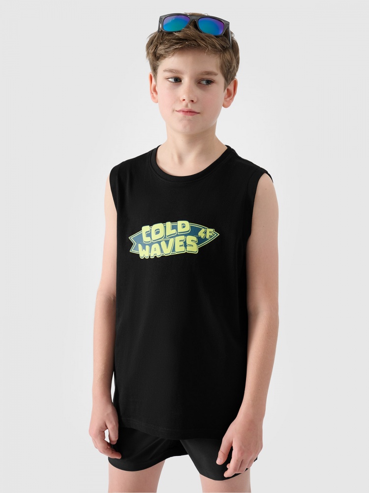 Майка 4F SLEEVELESS M164 4FJWSS25TSLEM164-20S р.128 черный