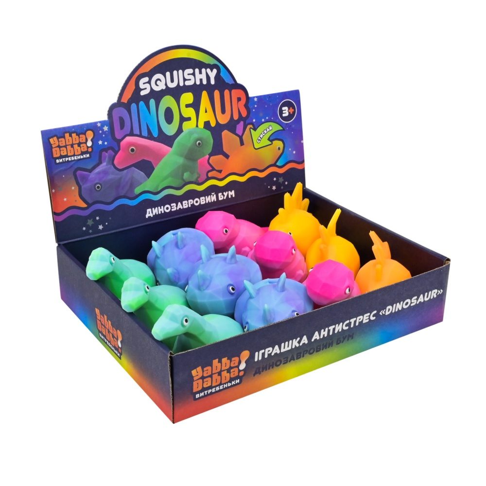 Игрушка-антистресс Yabba Dabba Динозавры микс YD2544