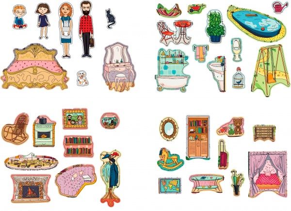 Гра настільна Умняшка Ляльковий будиночок КП-003